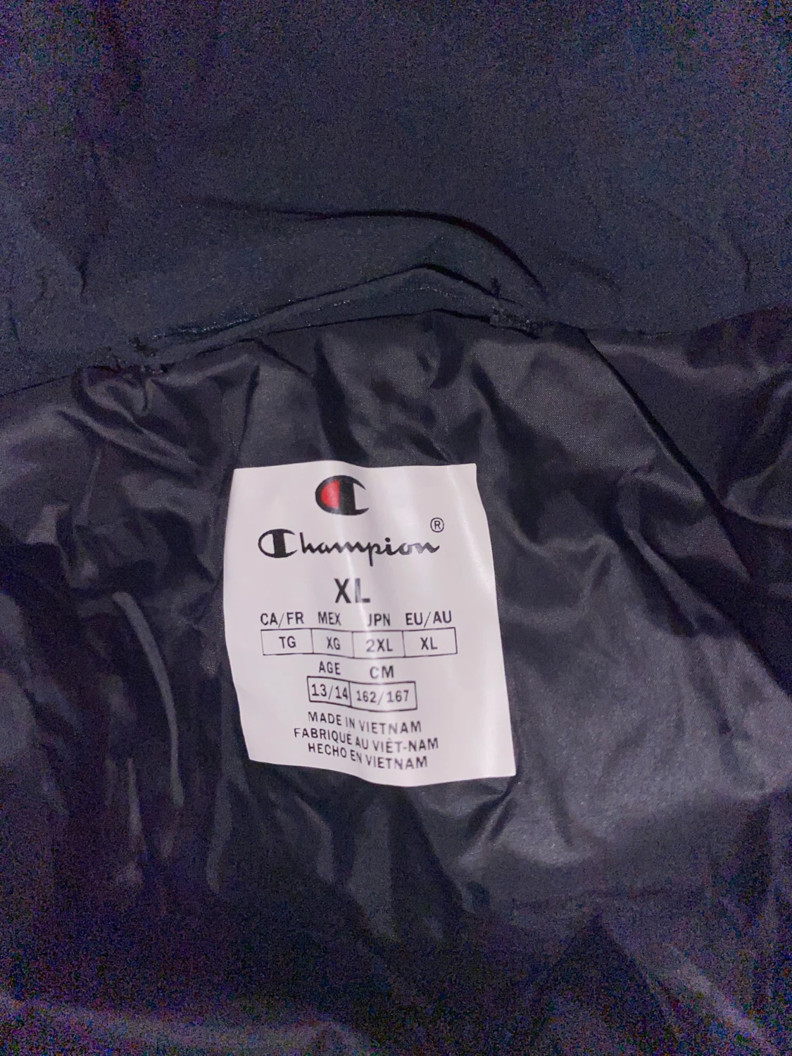 Svart pufferjacka från Champion XL - 2