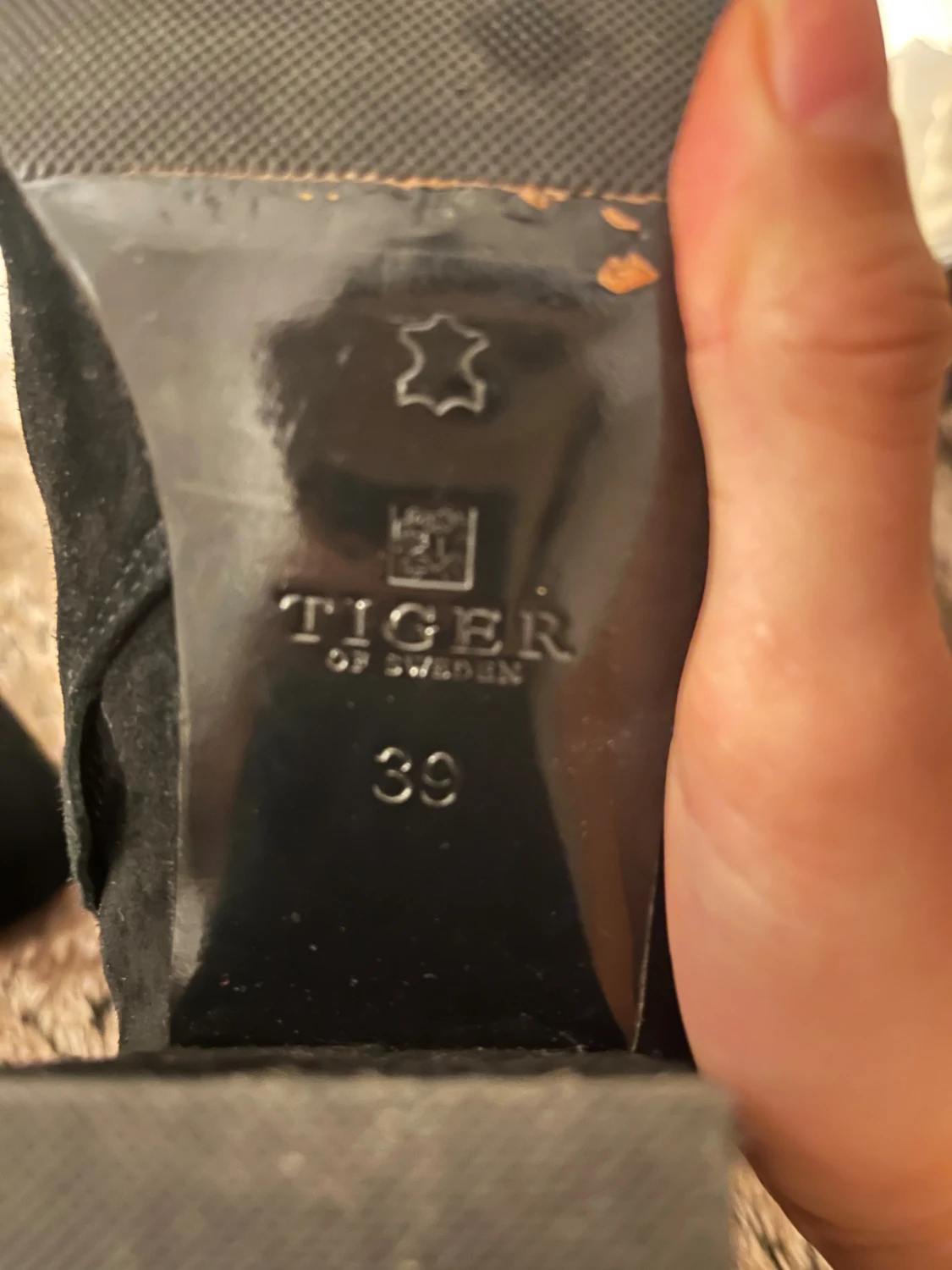 Märkes Stövletter från tiger of Sweden  - 1