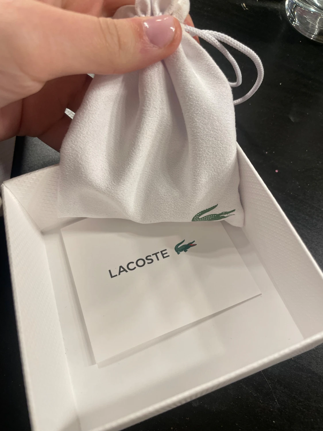 Lacoste silverfärgat armband - 1