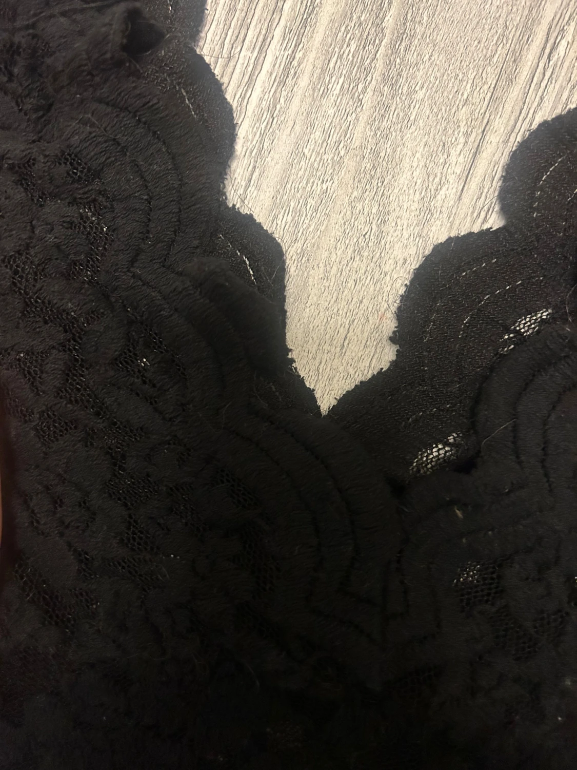 Svart spetstopp Zara - 2