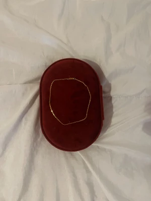 Tunt guldarmband i kedjemodell - Snyggt och minimalistiskt armband i tunn guldfärgad kedja. Perfekt för dig som gillar stilrena smycken som ändå syns. Liten karbinhake som lås. Passar till alla outfits och är lätt att matcha med andra smycken.