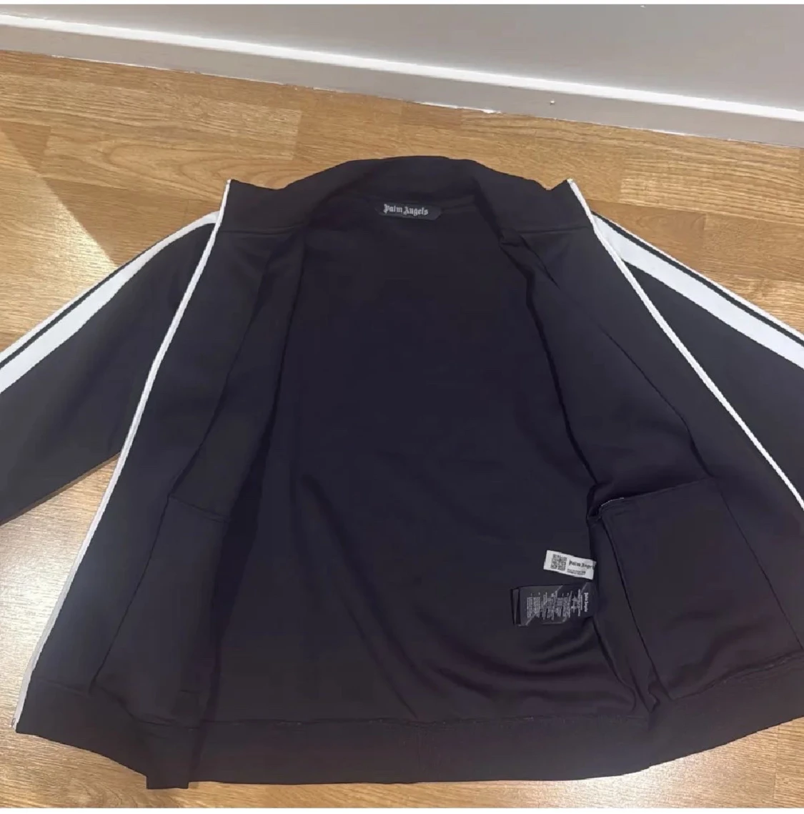 Svart track jacket från Palm Angels - 1