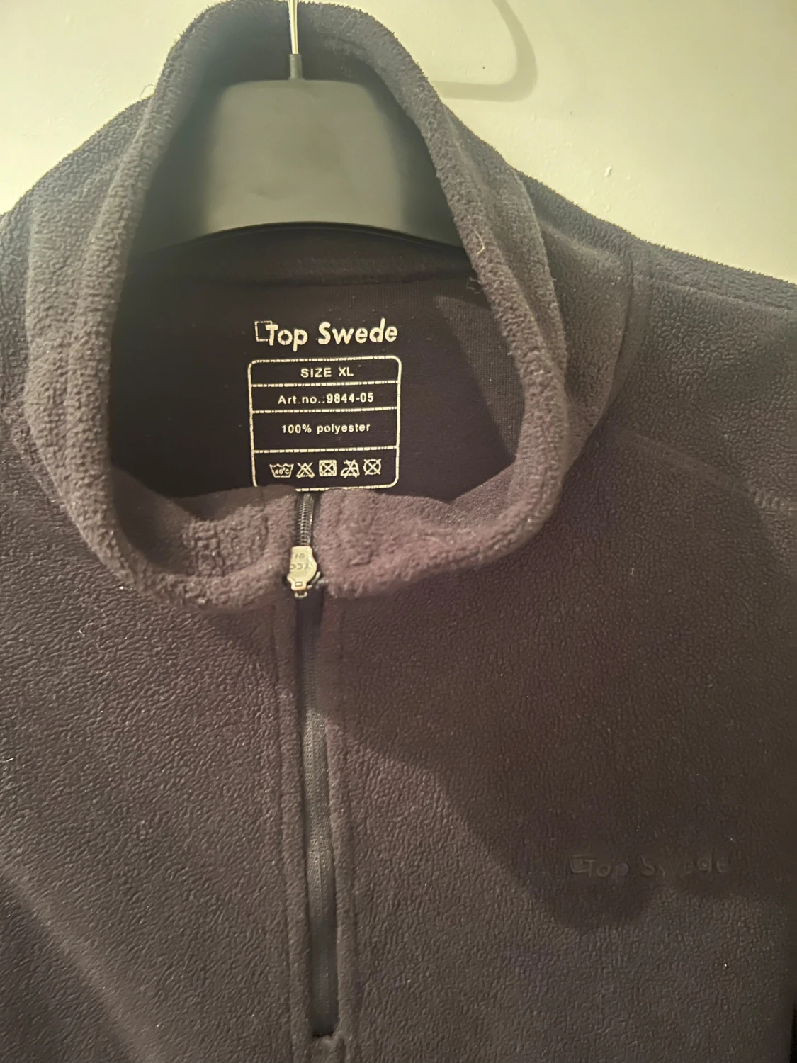 Svart fleece-tröja Top Swede XL - 1