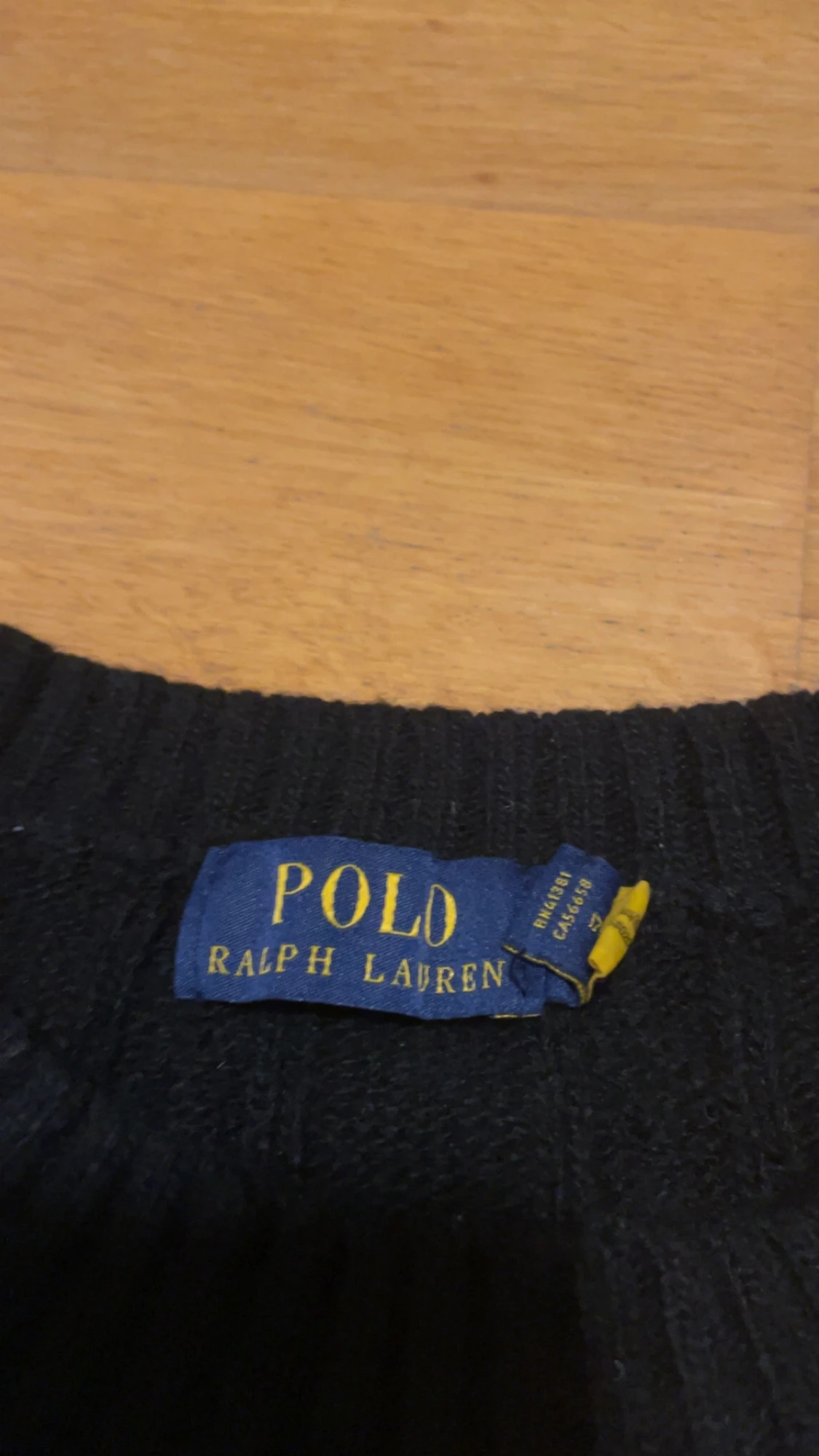 Svart kabelstickad tröja Polo Ralph Lauren - 2