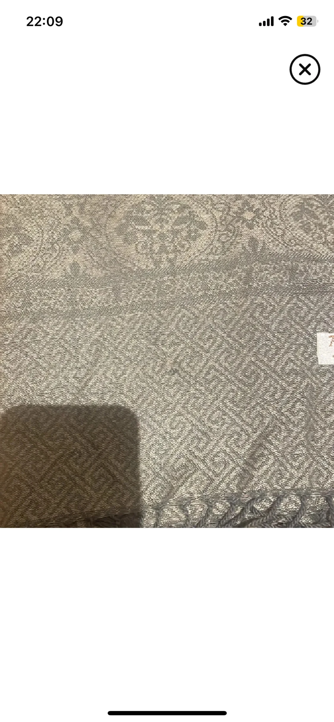 Grå kashmirhalsduk från Pashmina - 3