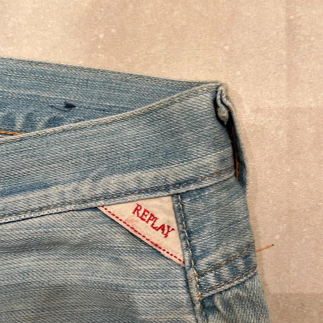 Replay ljusblå jeans straight fit - 1