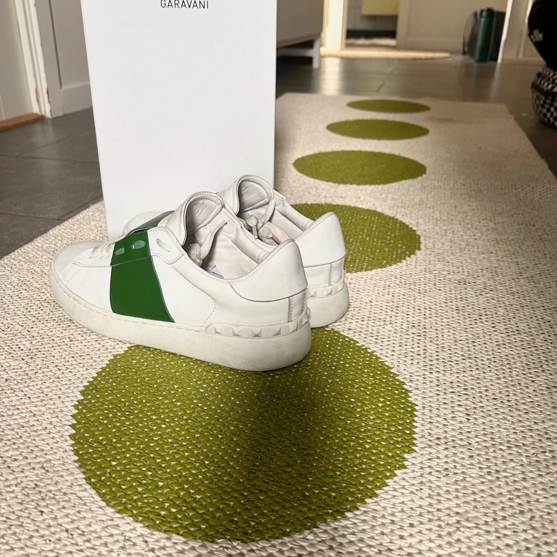 Valentino Garavani Open sneakers vit/grön - 2