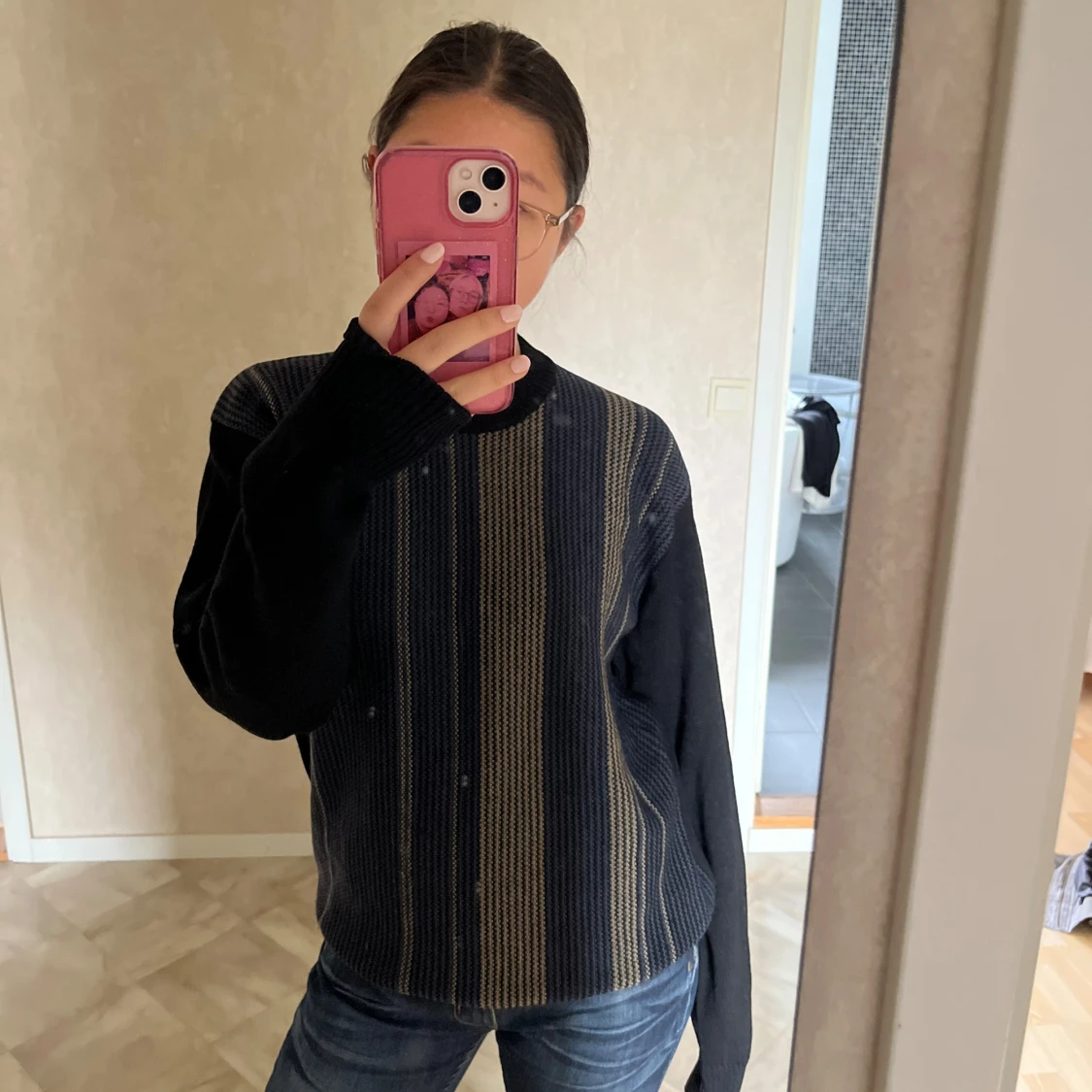 vintage stickad tröja - 1