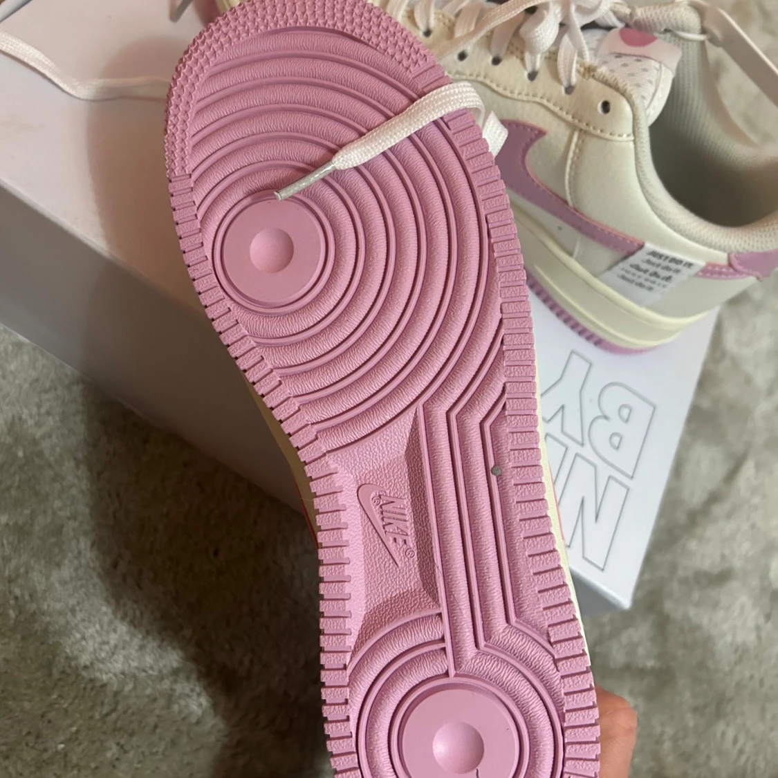 Nike Air Force 1 Low vit/rosa - 3