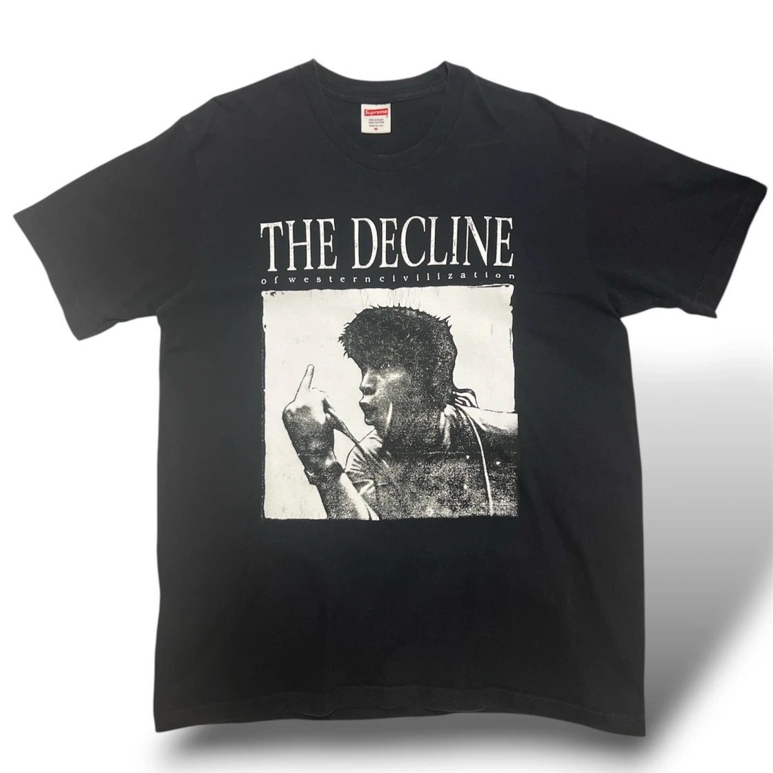 Supreme The Decline svart t-shirt M