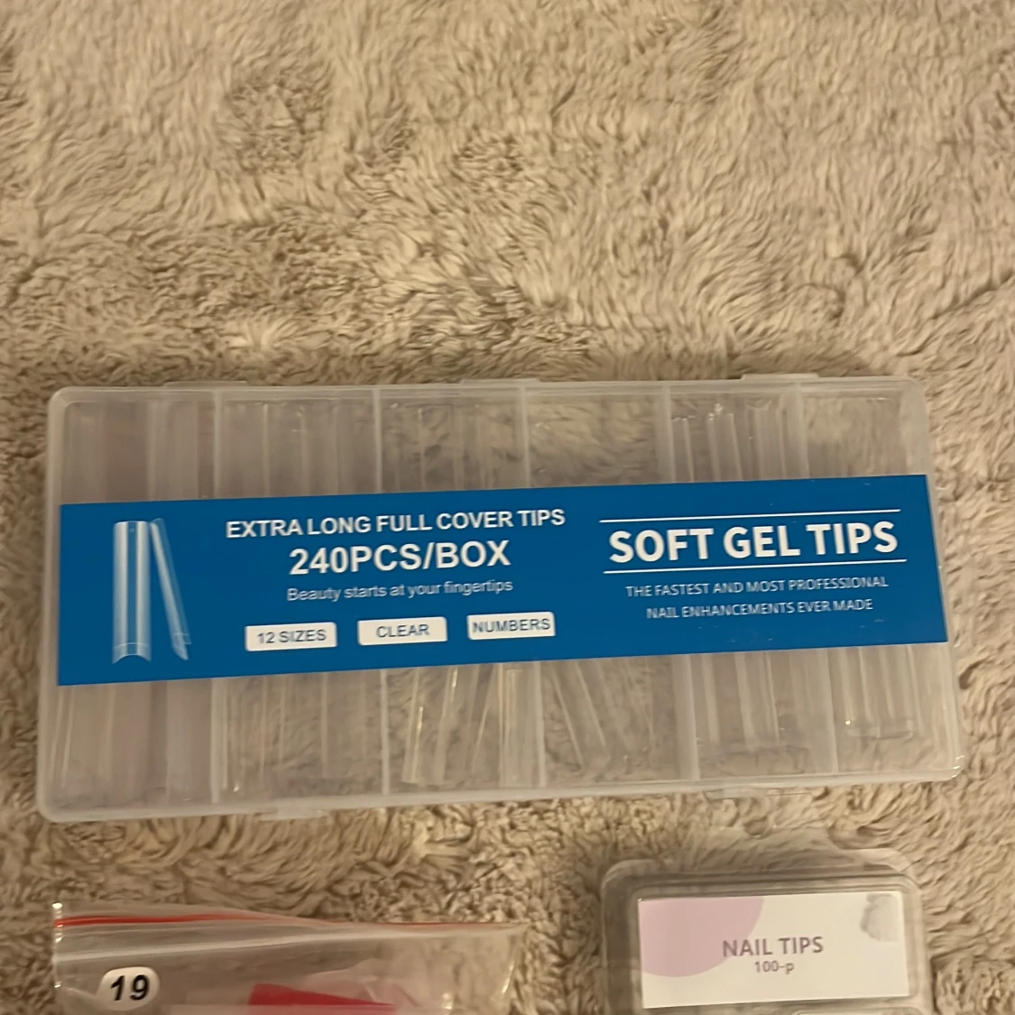 Stort kit med lösnaglar i olika former - 3