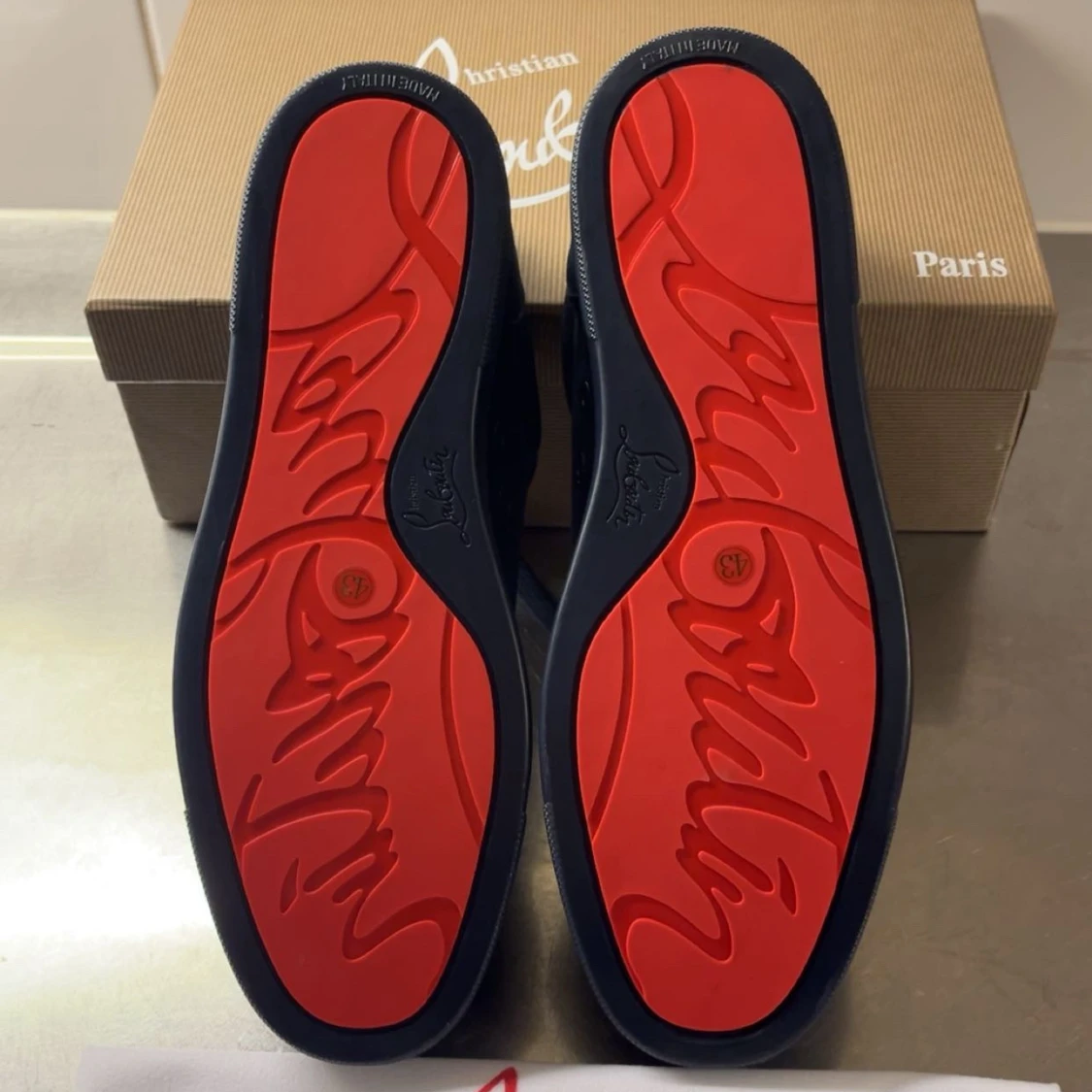 Mörkblå sneakers från Christian Louboutin - 3