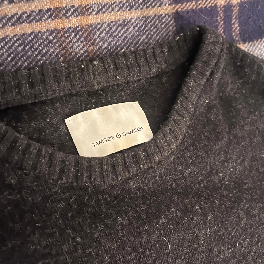 Svart stickad tröja Samsøe Samsøe - 1