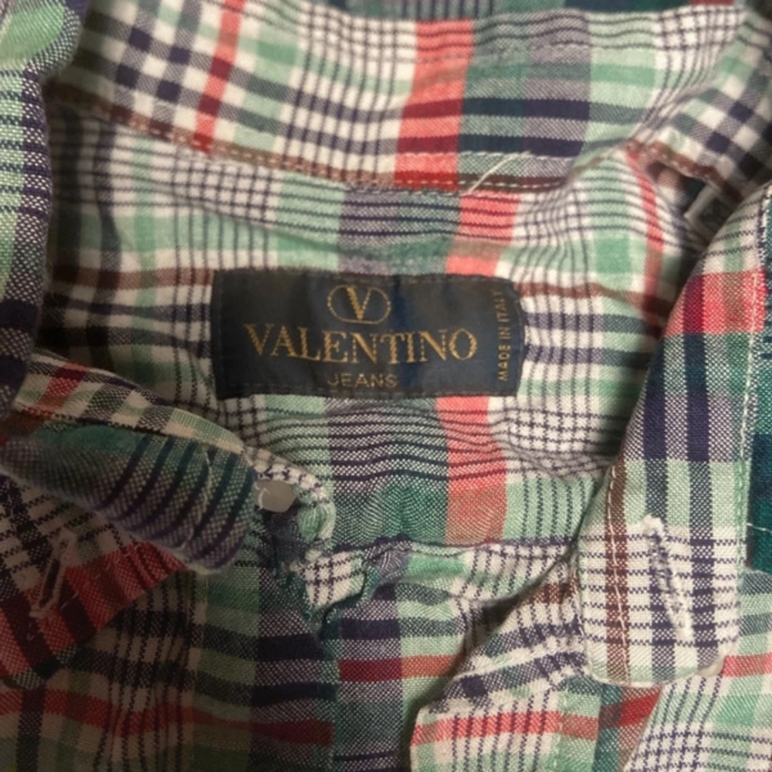 Rutig skjorta från Valentino  - 1