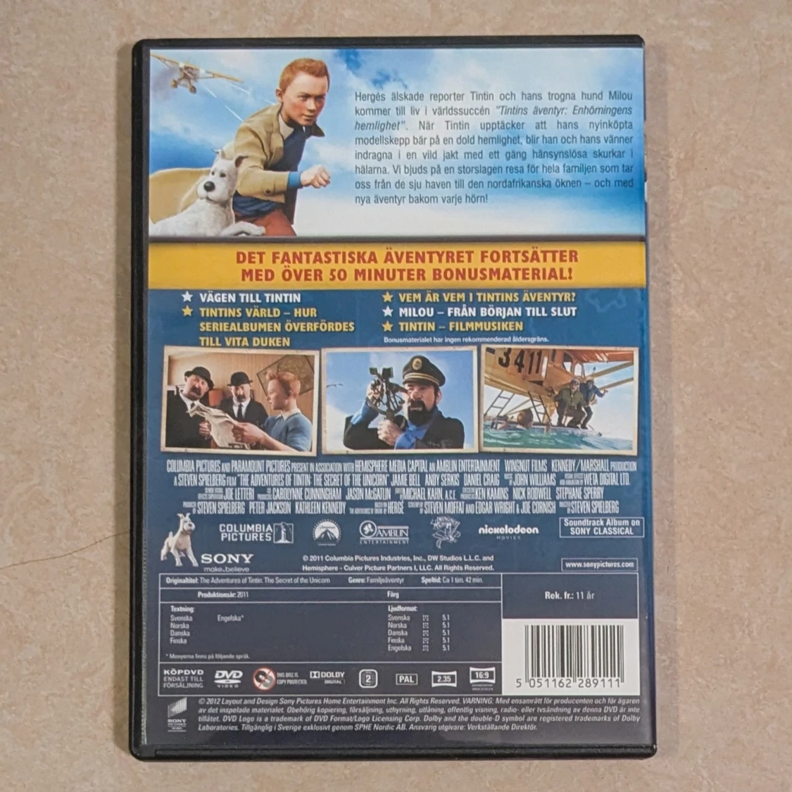 Tintins äventyr: Enhörningens hemlighet - 1
