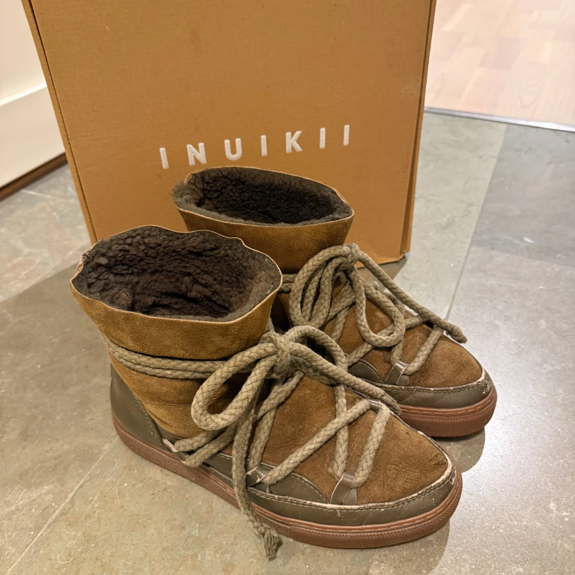 Inuikii classic boots gröna vinter skor - 1