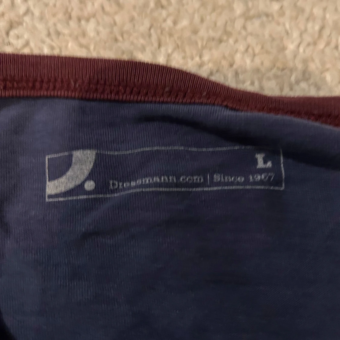 Blå långärmad NYC-tröja Dressmann - 3