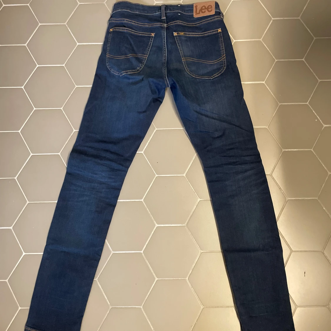 Mörkblå skinny jeans från Lee - 1