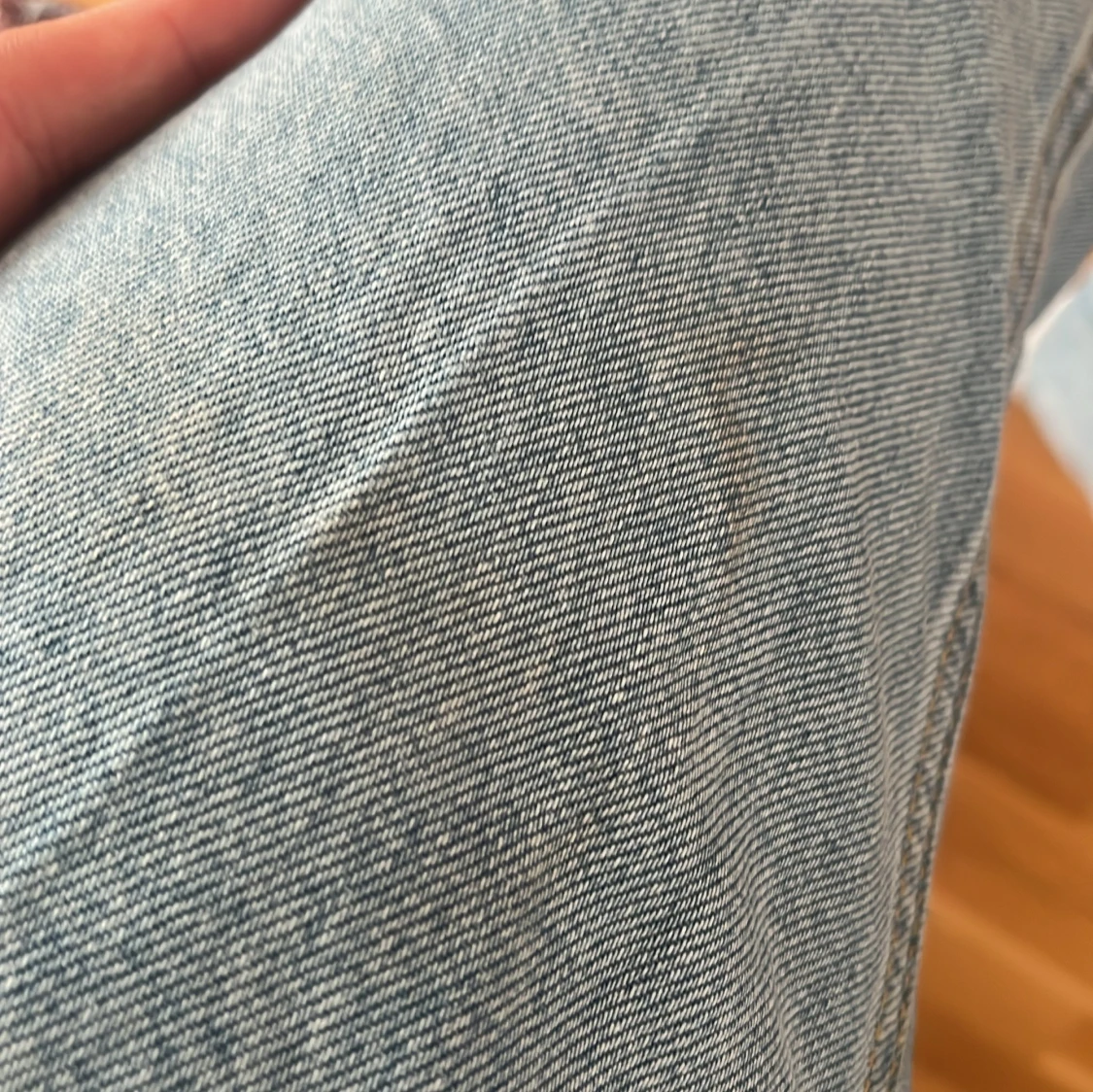 Ljusblå raka jeans - 3