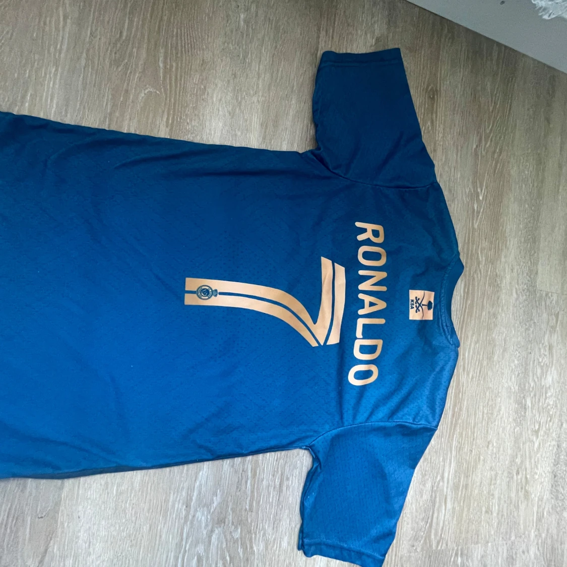 Al Nassr Ronaldo matchtröja Nike blå