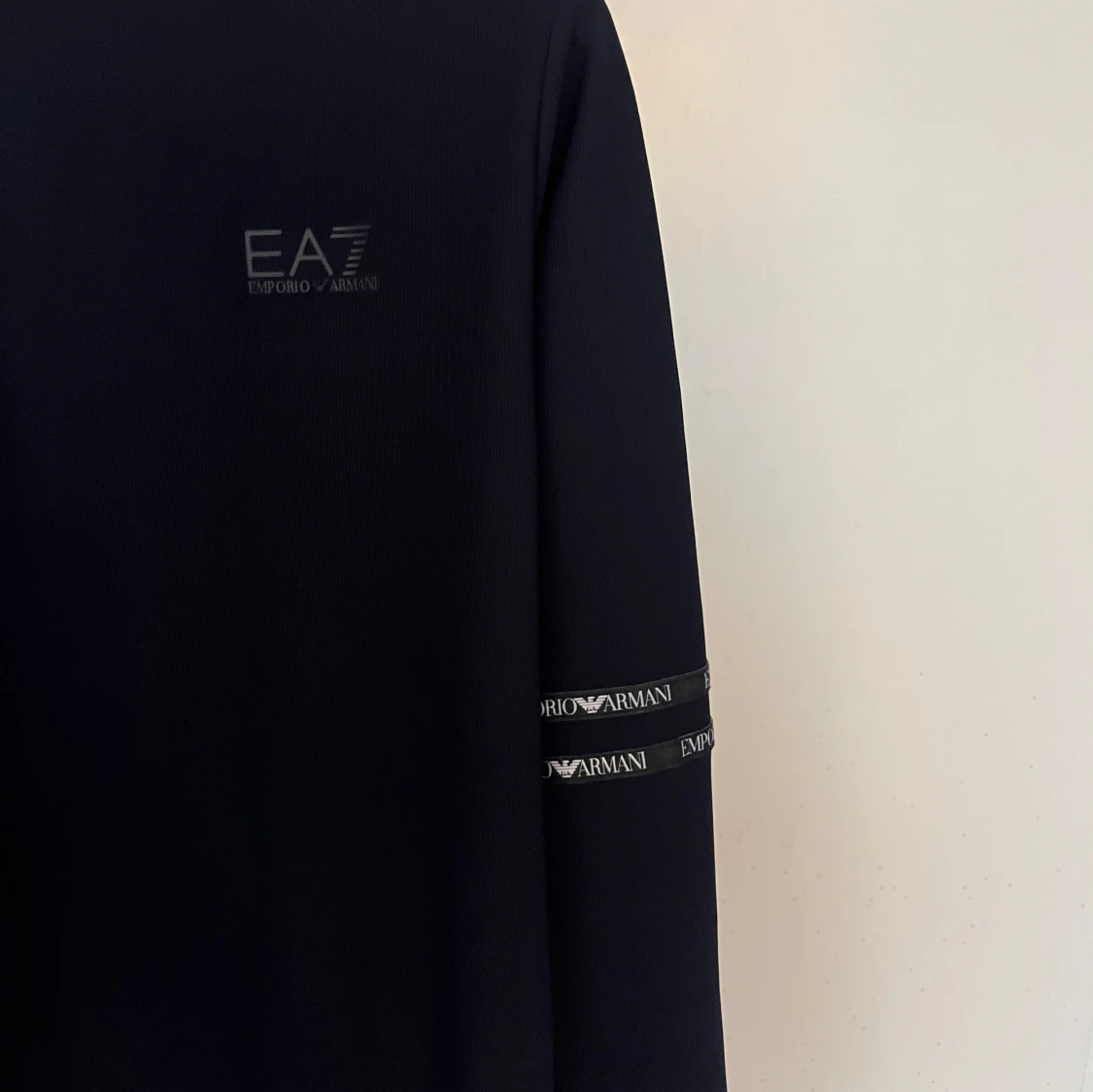 Blå långärmad tröja EA7 Armani - 4