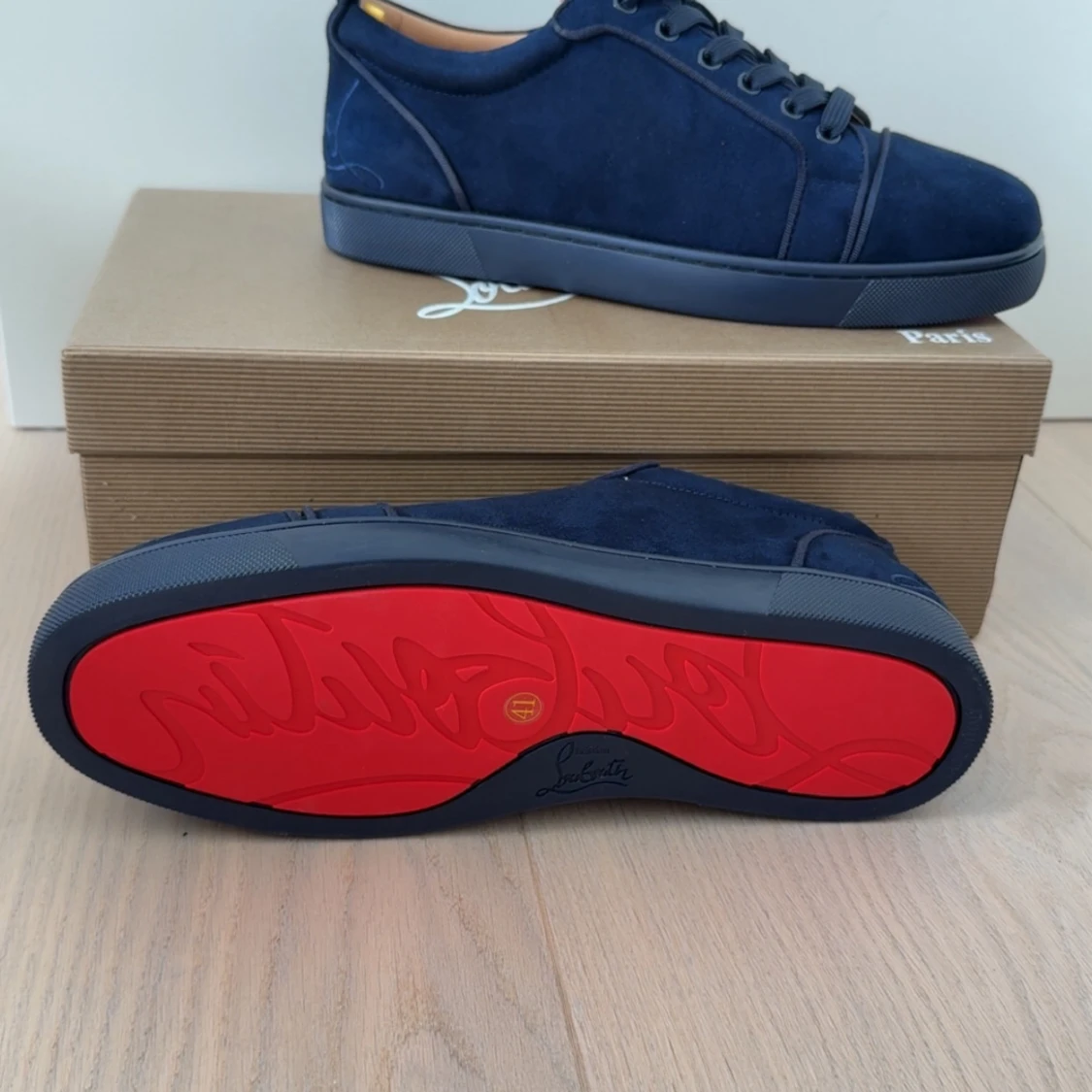 Mörkblå sneakers från Christian Louboutin - 3