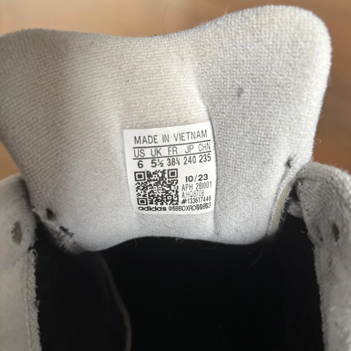 Adidas Campus svart/vit sneakers 38⅔ - 3