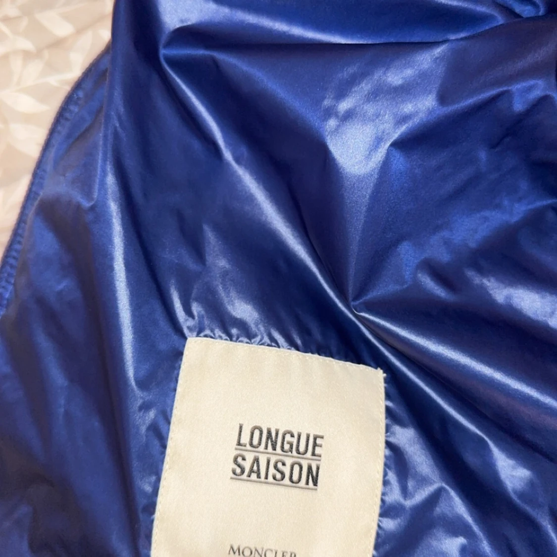 Blå dunväst från Moncler - 2