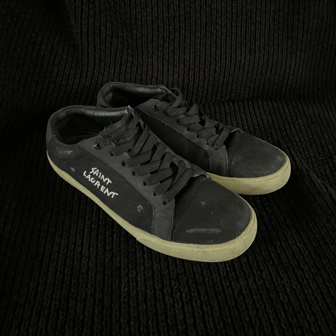 Svarta Saint Laurent sneakers - 1