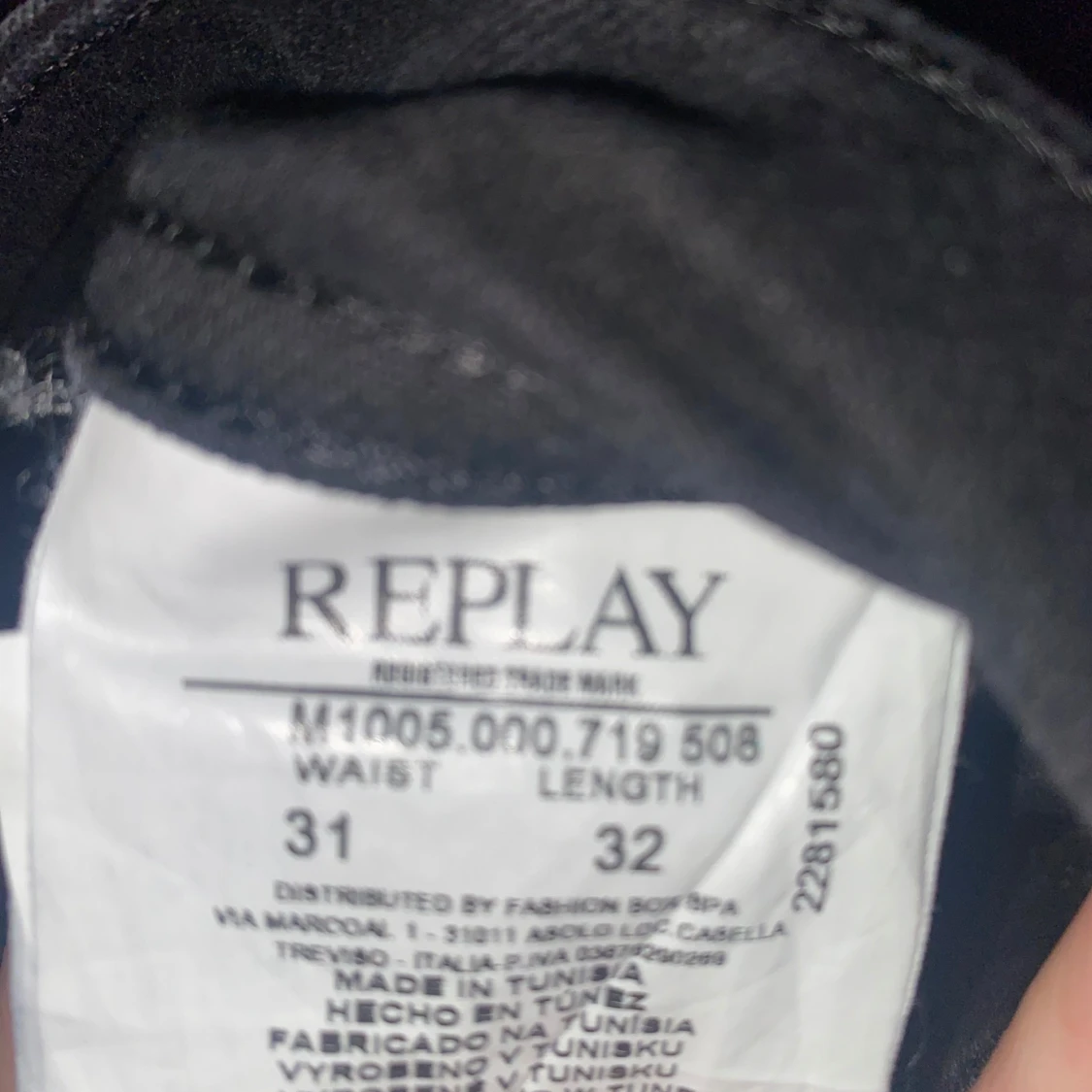 Svarta Replay jeans Rocco - 4