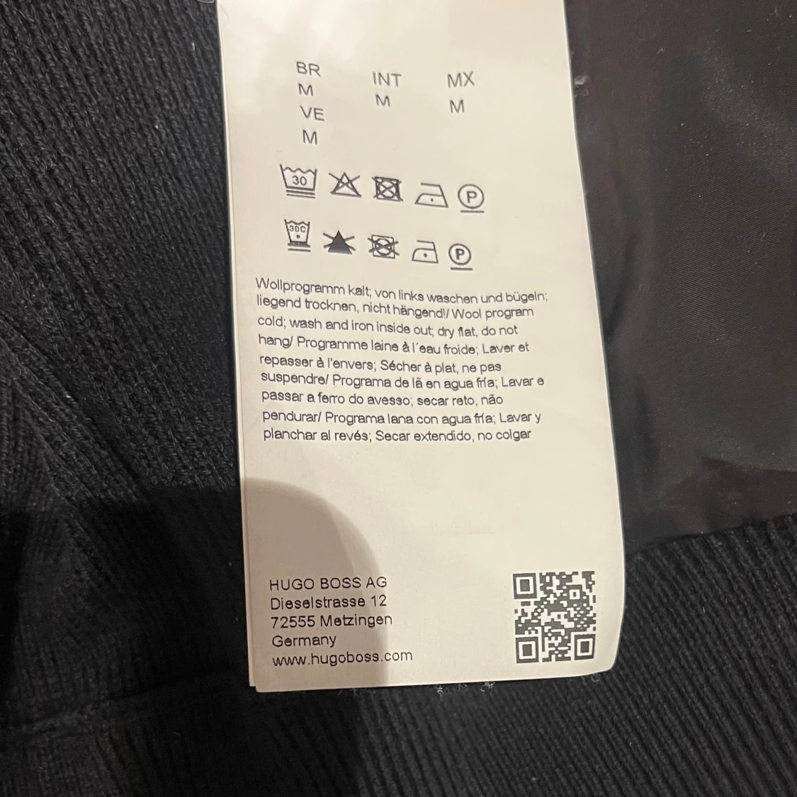 Svart quiltad Cardigan från BOSS - 4