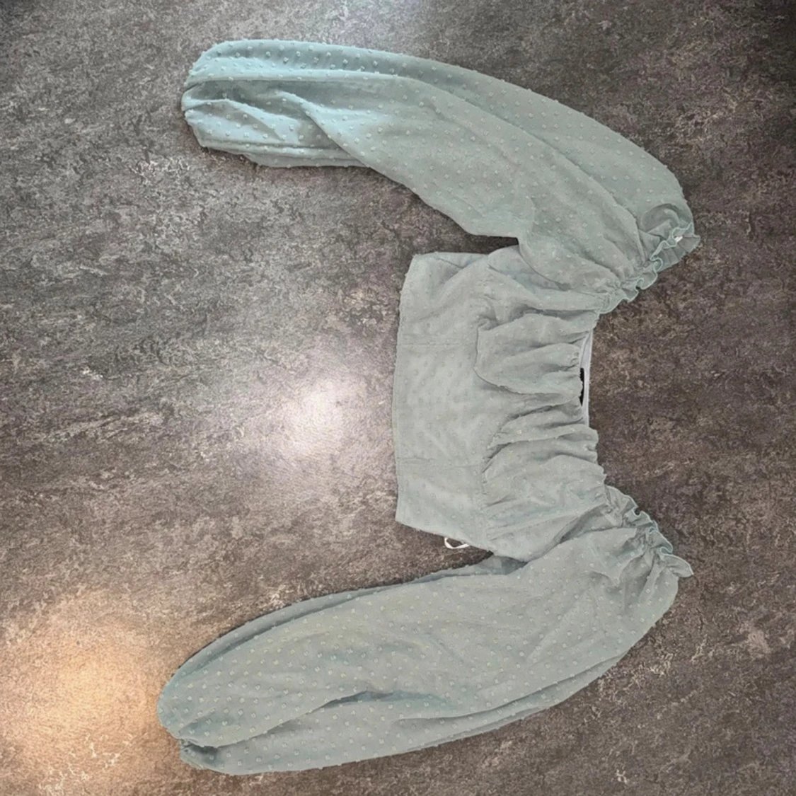 Ljusblå bolerotopp från SHEIN