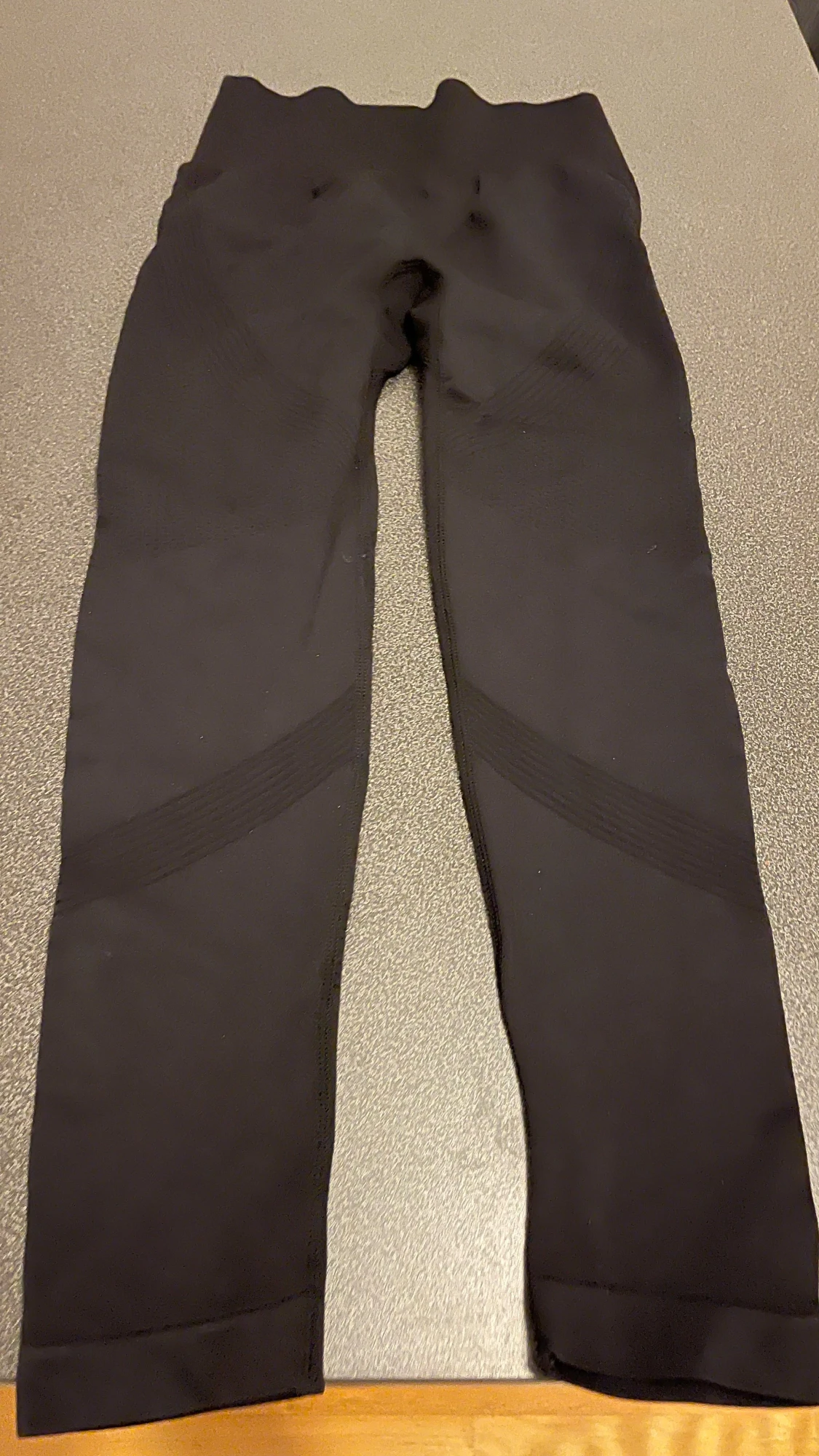 Svarta seamless leggings - 1