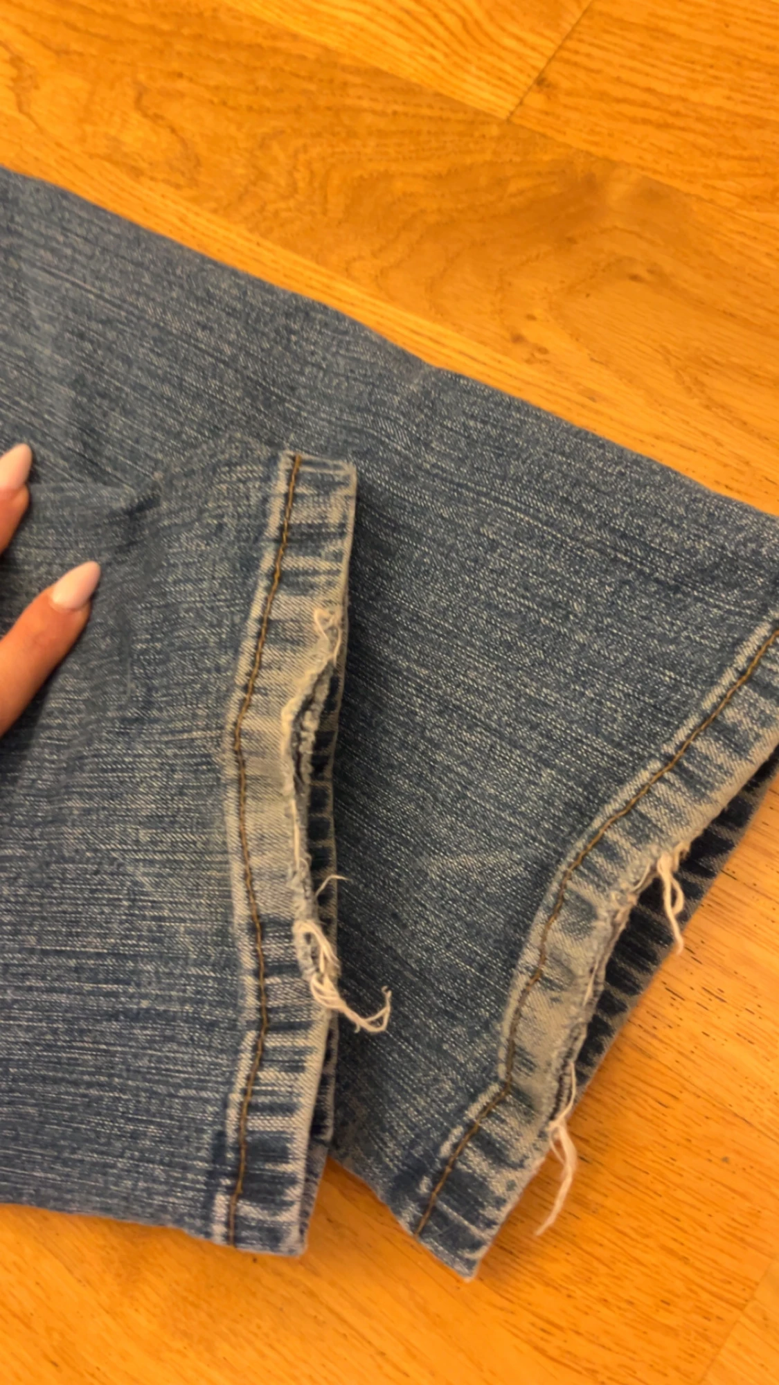 Blå bootcut jeans från Vero Moda 34/34 - 4