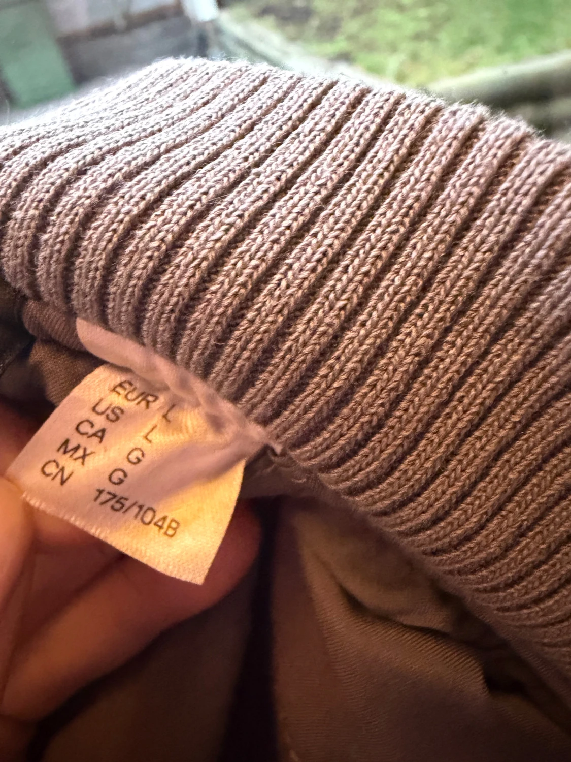 Grå teddy bomberjacka i storlek L - 3