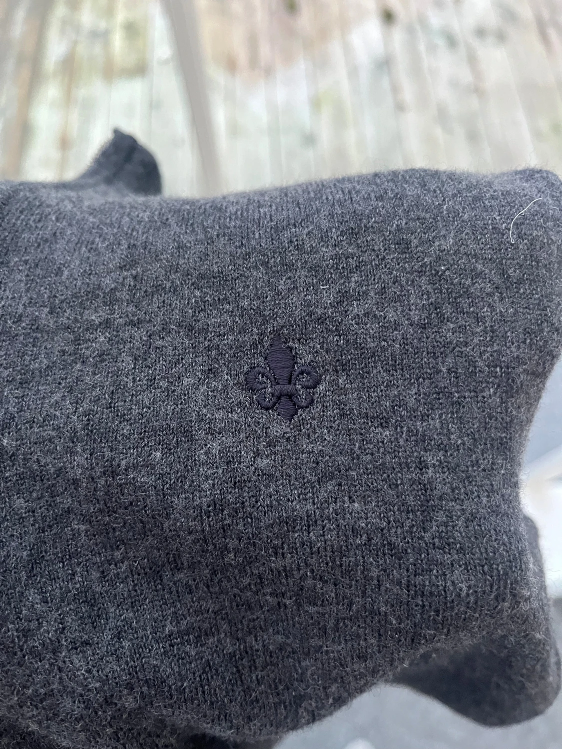 Morris merino ull half zip - 2