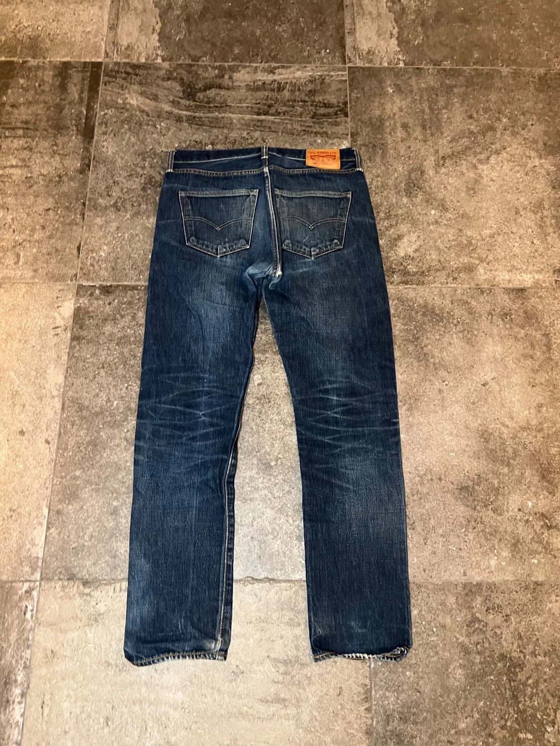 Vintage Selvedge Levis 501 White Oak