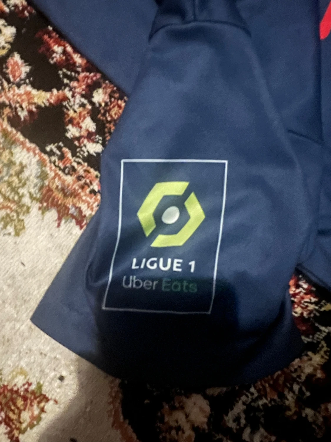 PSG Mbappé matchtröja Nike blå/röd 21/22 - 4