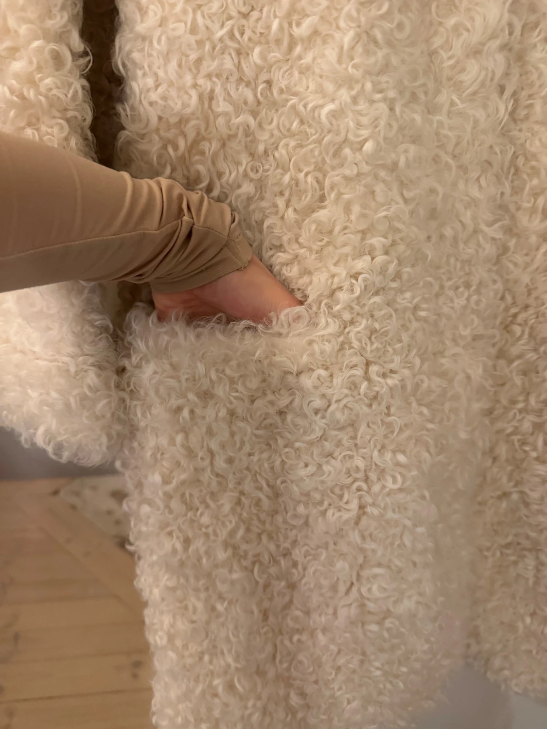 Pälskappa i fårpäls - 4