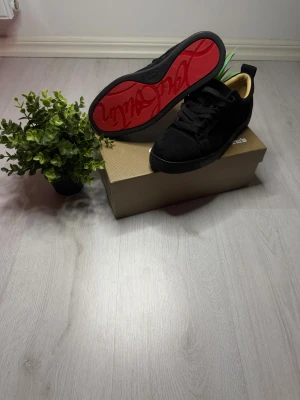 Christian Louboutin - Christian Louboutin 👟 Storlek: 42📏  Skick: 7/10♻️   Pris: 1300kr💵   Färg: svart,Röd Frakt: Fraktas samma dag, anländer till ditt hus inom 3-4 dagar🚚   Tveka inte att skriva vid minsta fråga!💭  