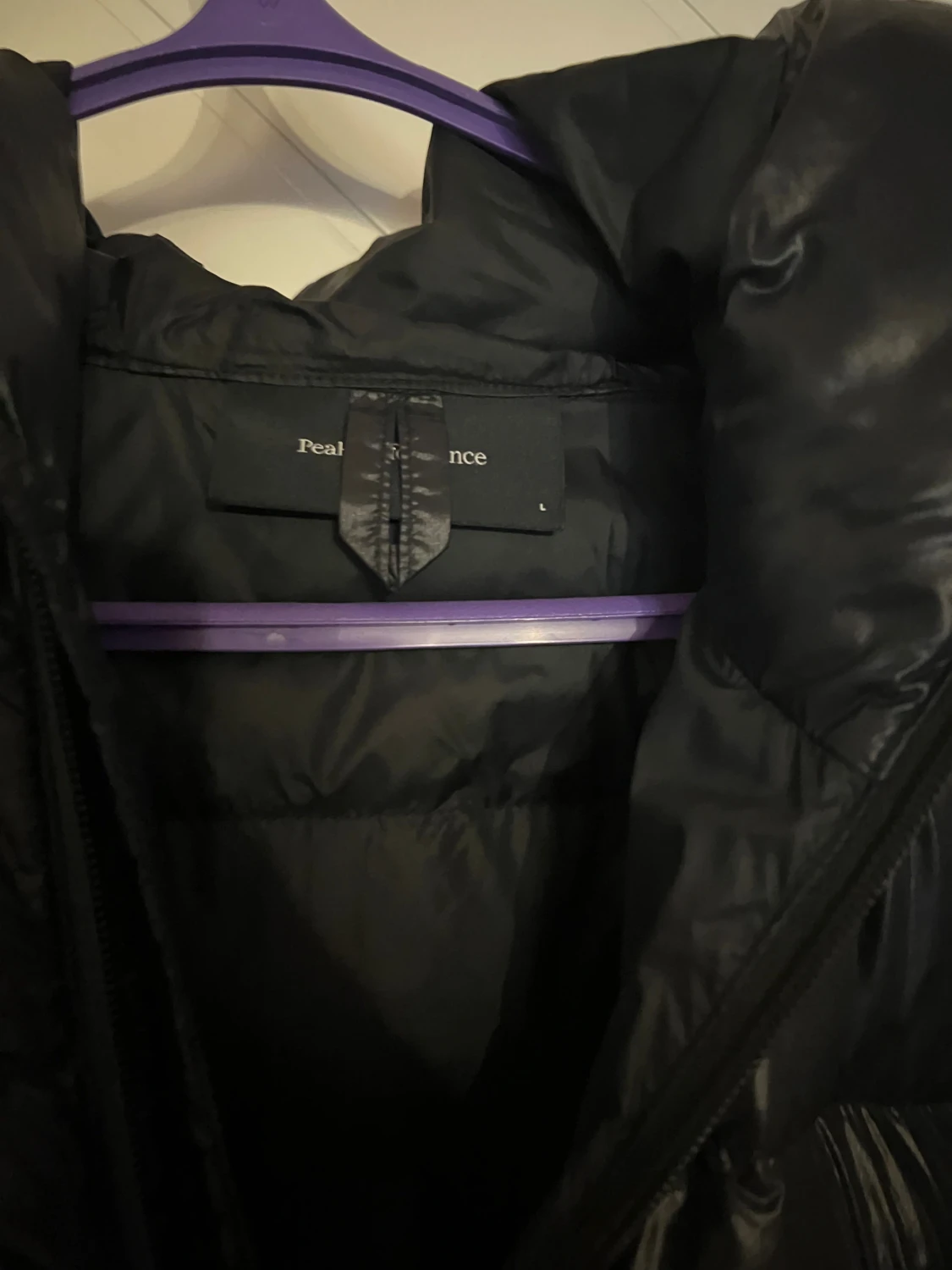 Svart glansig dunjacka Peak Performance herr (mörklblå) - 3