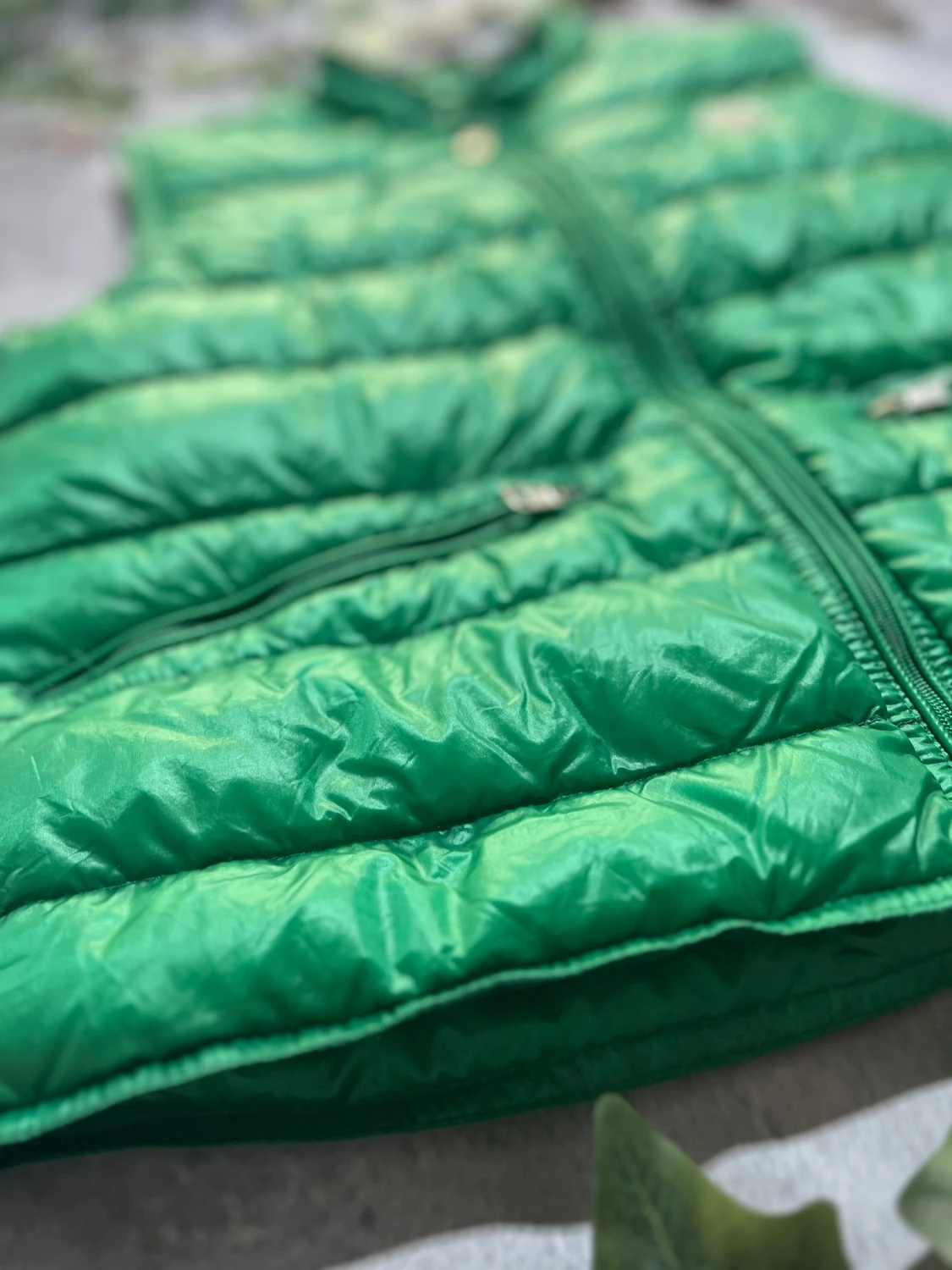 Moncler Gui Väst i Grön Storlek S (Grischelino Västen) [ÄKTA] - 3