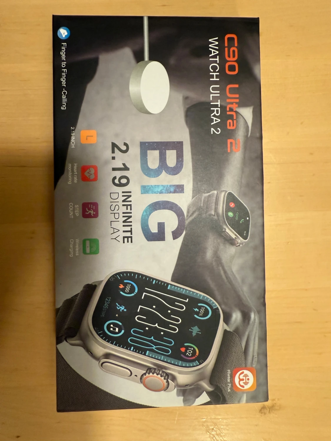 C90 Ultra 2 smartwatch med stor display