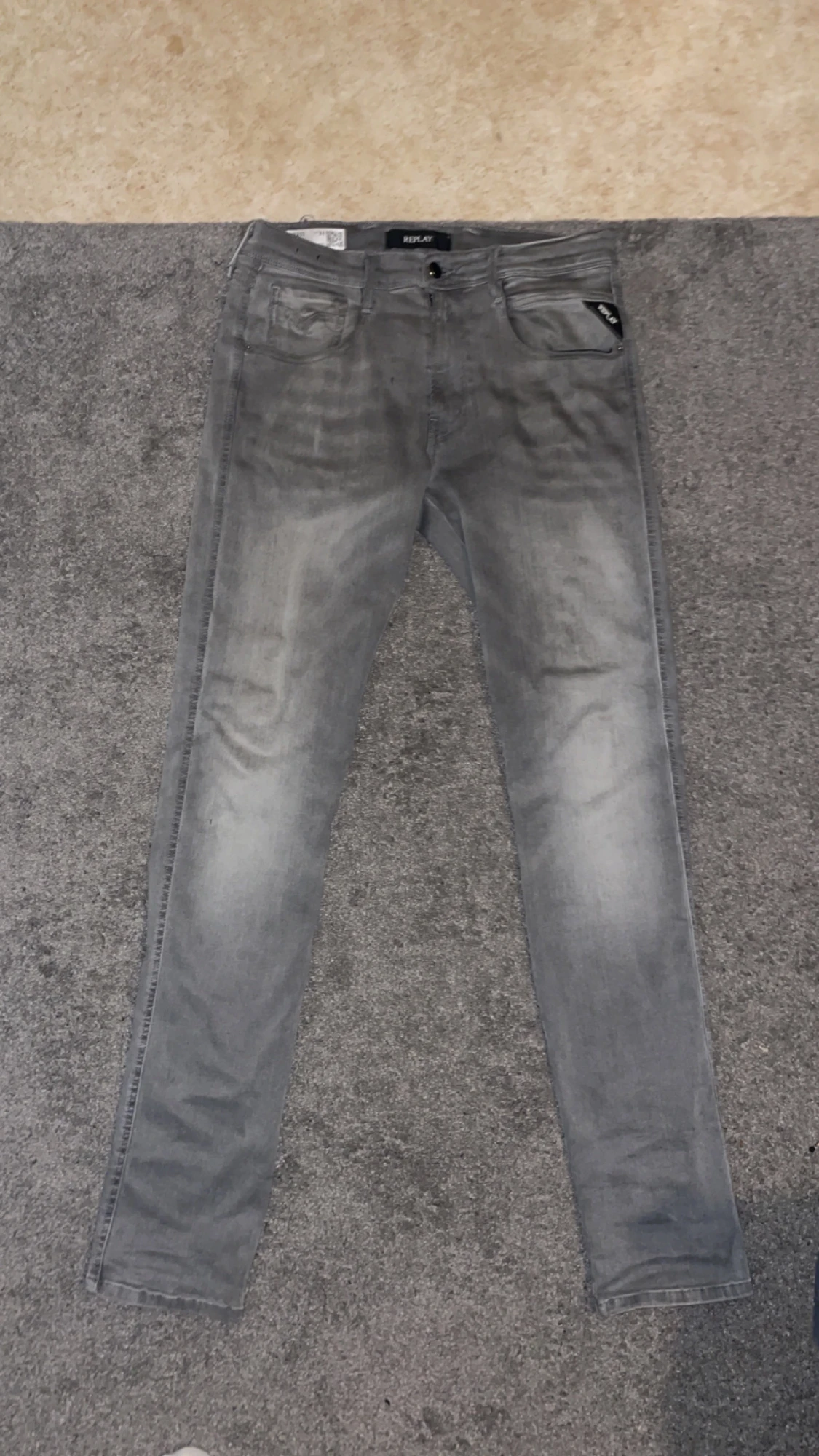 Replay Anbass grå jeans slim fit - 2