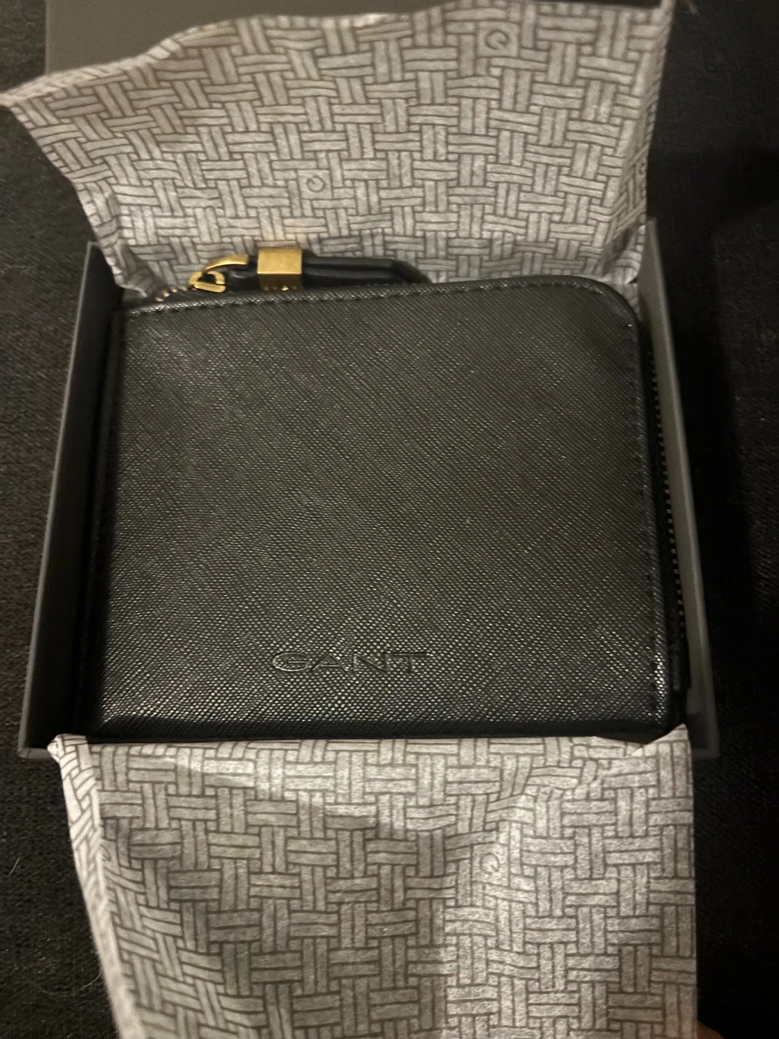 Svart plånbok från GANT i skinn - 1