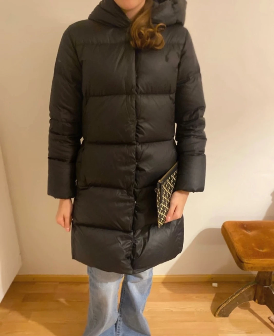 Svart lång dunjacka Polo Ralph Lauren - 3