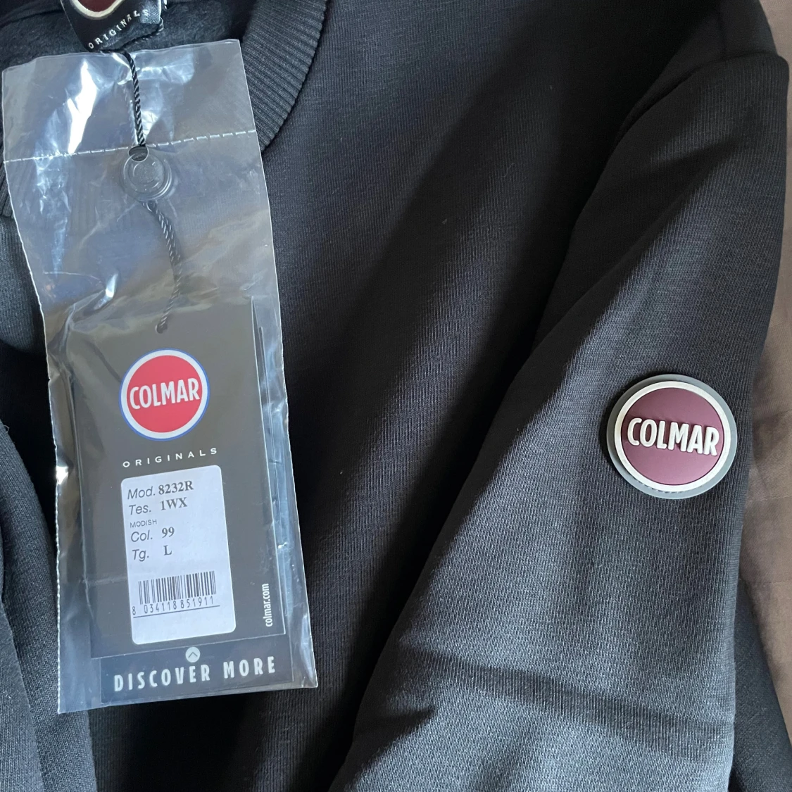 Svart Colmar sweatshirt i bomull L - 3