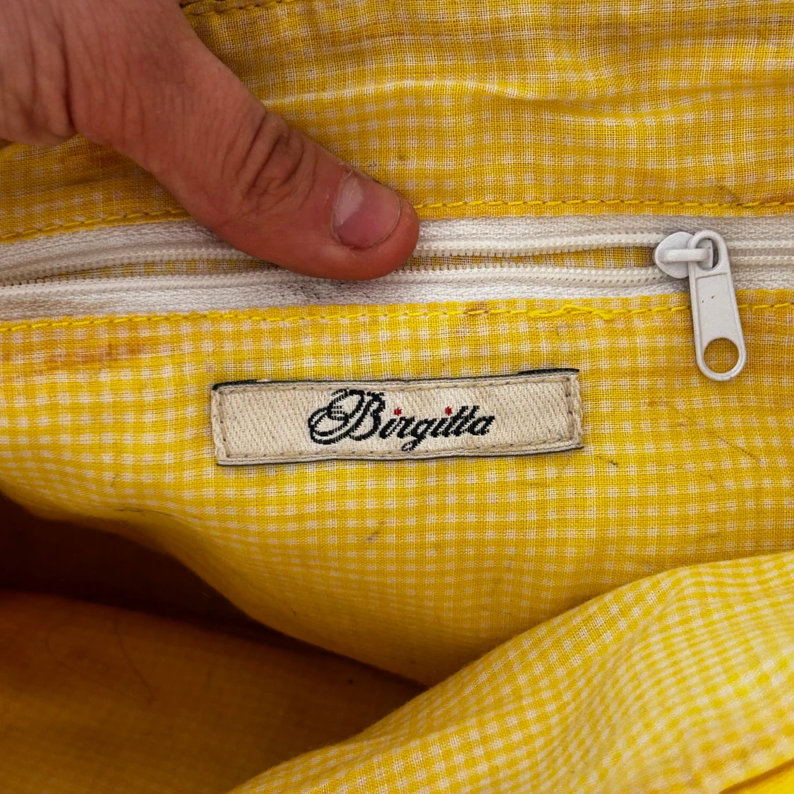 Gul axelväska från Birgitta - 2