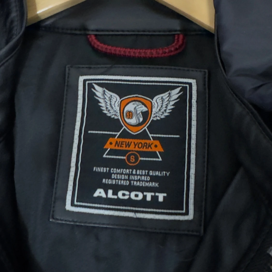 Svart skinnjacka från Alcott - 2