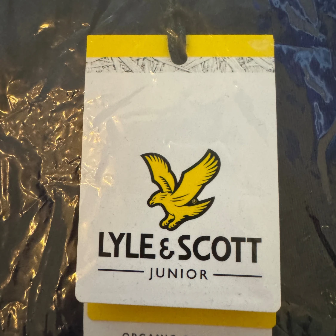 Lyle & Scott babyfilt marinblå  - 2